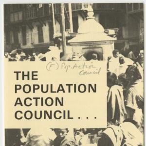 Population Action Council brochure circa 1978