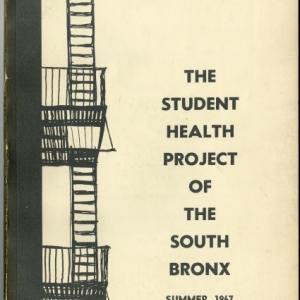 Example of Student Health Project reports from the McGarvey Papers