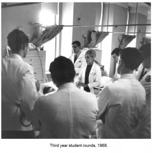 Third year student rounds, 1968