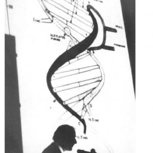 Dr. Crick at Columbia during the 200th anniversary of the College of Physicians and Surgeons, 1967