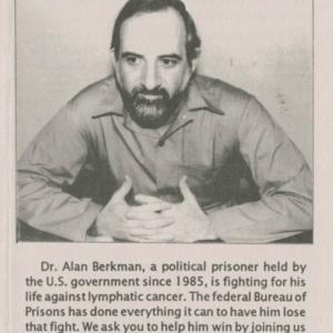 Pamphlet distributed by the Emergency Committee for Political Prisoners Rights, 1989-1990