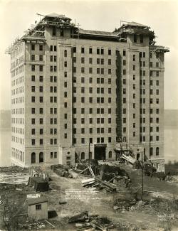 The School of Nursing's Maxwell Hall under construction, March 28, 1927