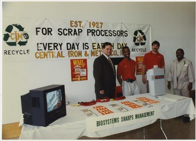 NewYork-Presbyterian Hospital Environmental Services staff on Earth Day April 22, 1996